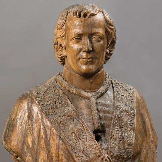 Représentation en buste du pape Pie IX
