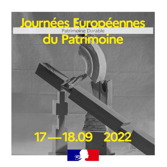 JEP 2022 - Studio Rimasùu Visuel noir et blanc. L’affiche présente une sélection hétéroclite de fragments, dialoguant entre eux et construisant un équilibre fragile.