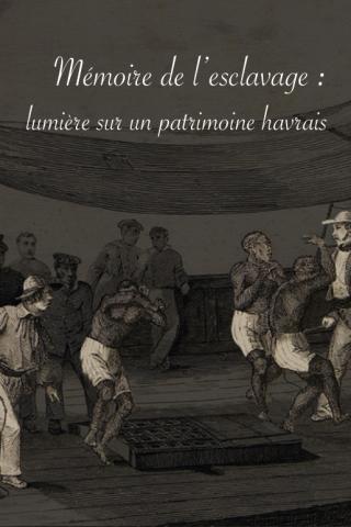 couverture de l'album présentant des esclaves sur le pont d'un navire de traite.