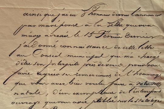 Lettre manuscrite