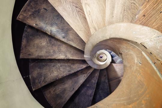 Escalier en bois