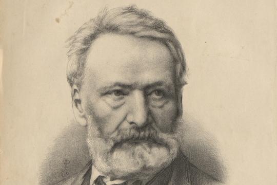 Portrait de Victor Hugo.