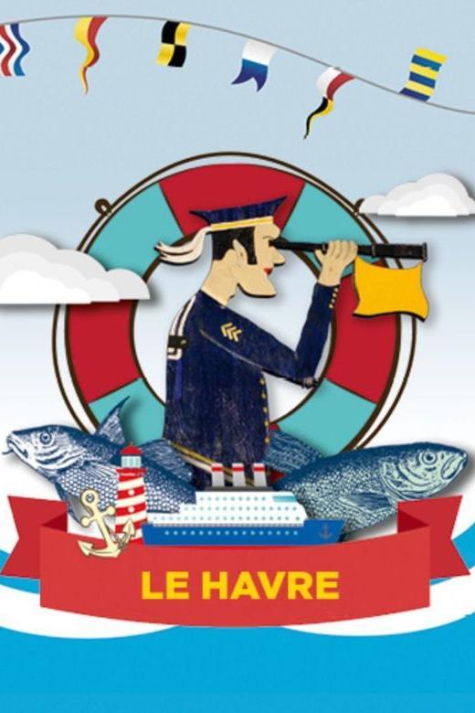 Affiche présentant un marin observant à la longue vue