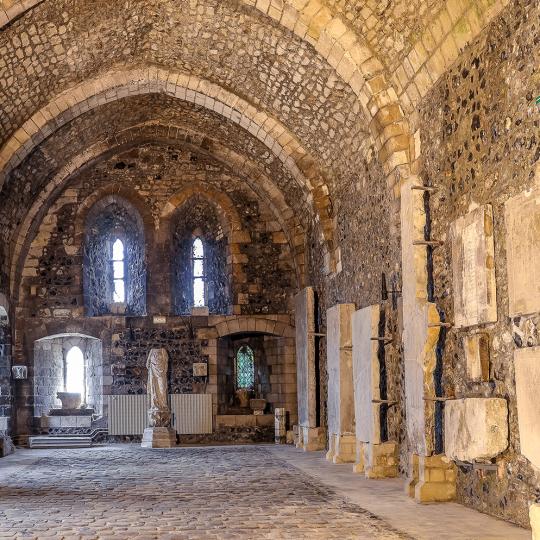 Abbaye de Graville - Philippe Bréard Grande salle basse